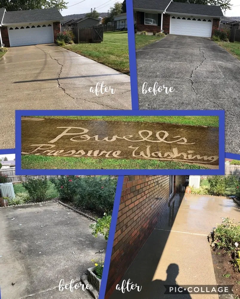 Slide of Powell's Pressure Washing