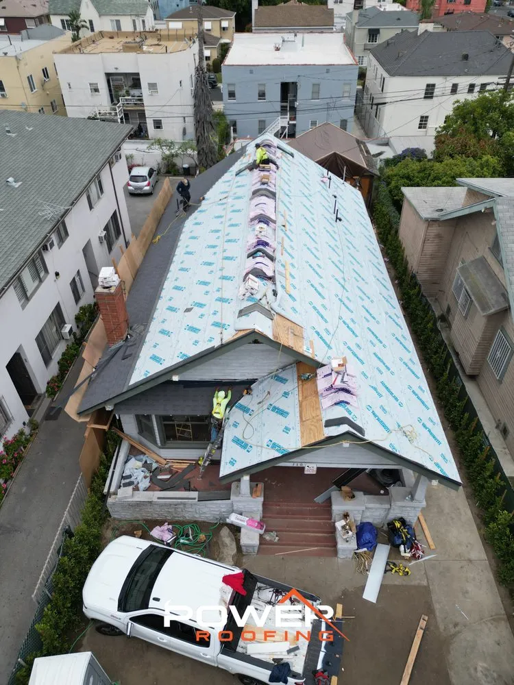 Slide of Power Roofing Orange County