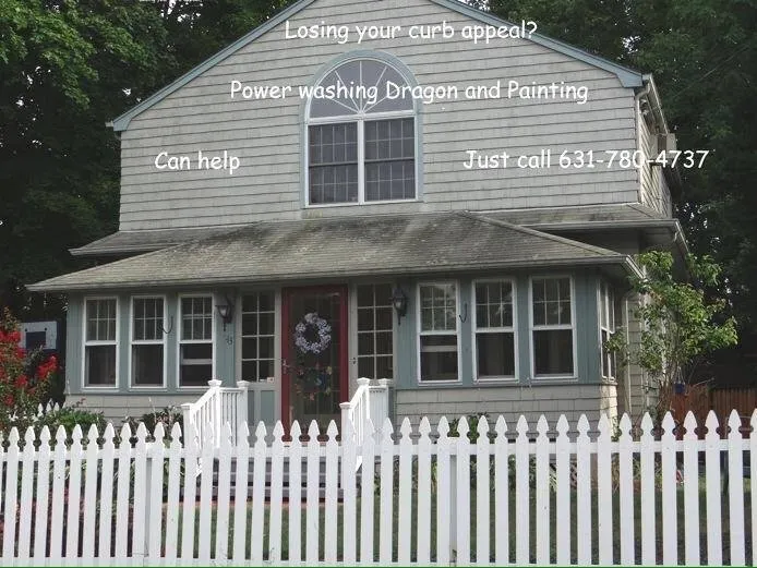 Slide of Power Washing Dragon and Painting