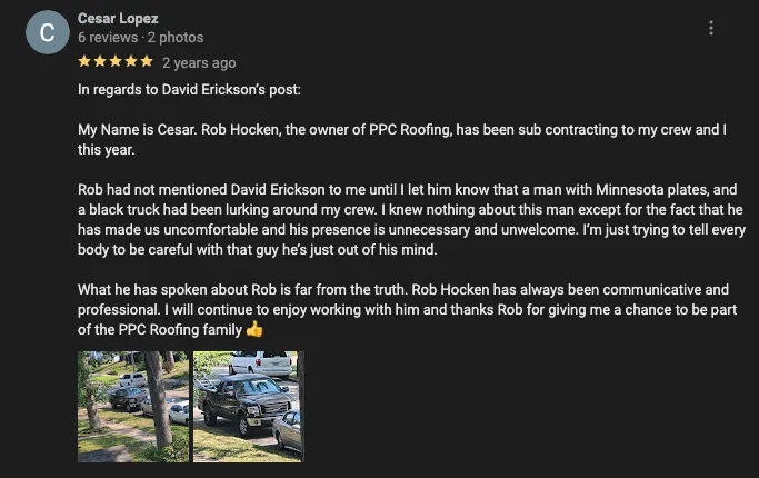 Slide of PPC Roofing