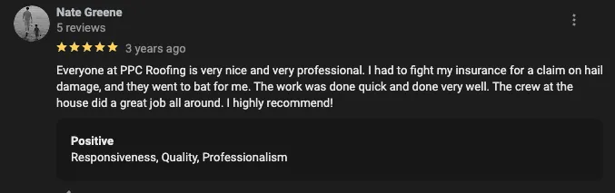 Slide of PPC Roofing