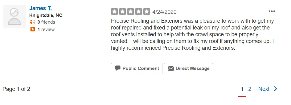 Slide of Precise Roofing and Exteriors