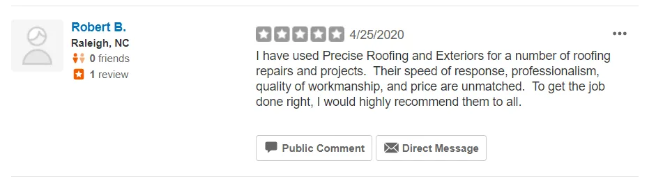 Slide of Precise Roofing and Exteriors