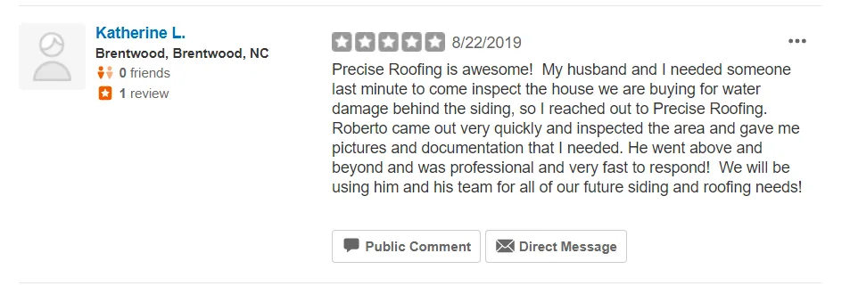 Slide of Precise Roofing and Exteriors