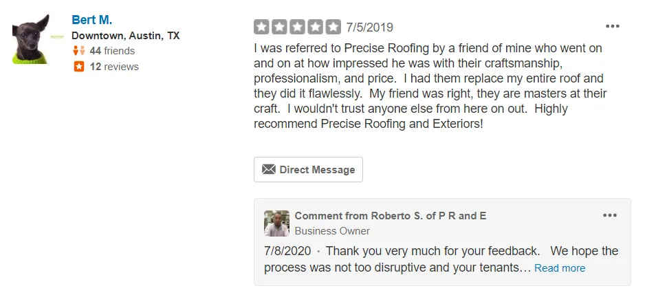 Slide of Precise Roofing and Exteriors