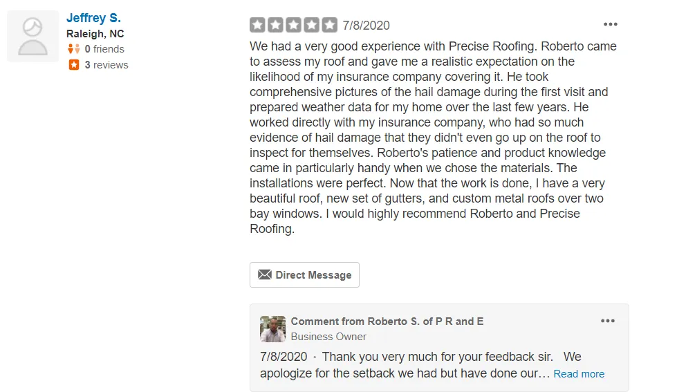 Slide of Precise Roofing and Exteriors