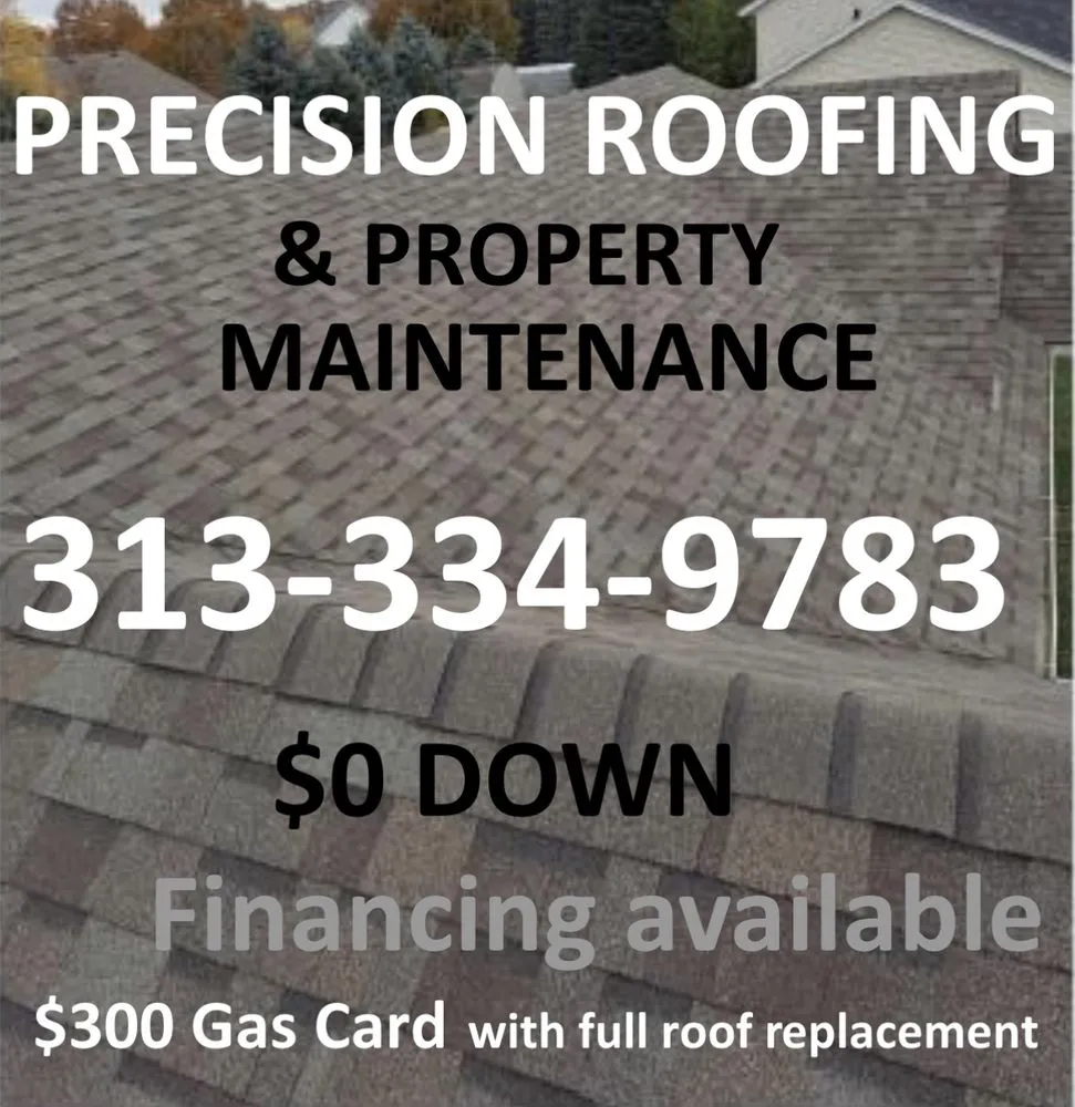 Slide of Precision Roofing and Property Maintenance
