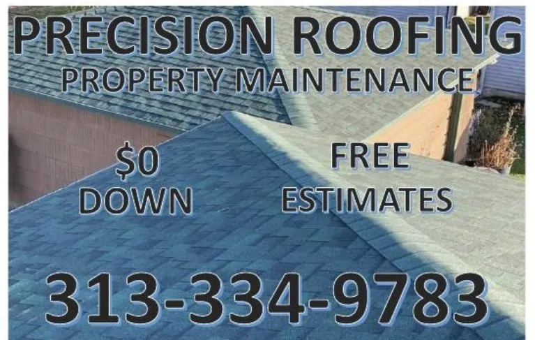Slide of Precision Roofing and Property Maintenance