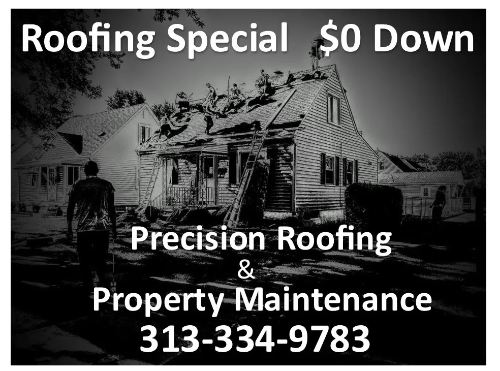 Slide of Precision Roofing and Property Maintenance