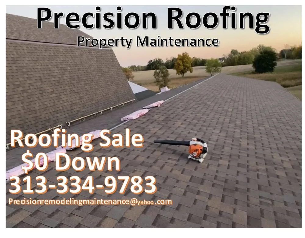 Slide of Precision Roofing and Property Maintenance