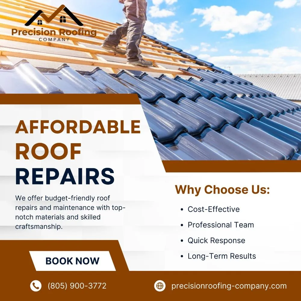 Slide of Precision Roofing Company