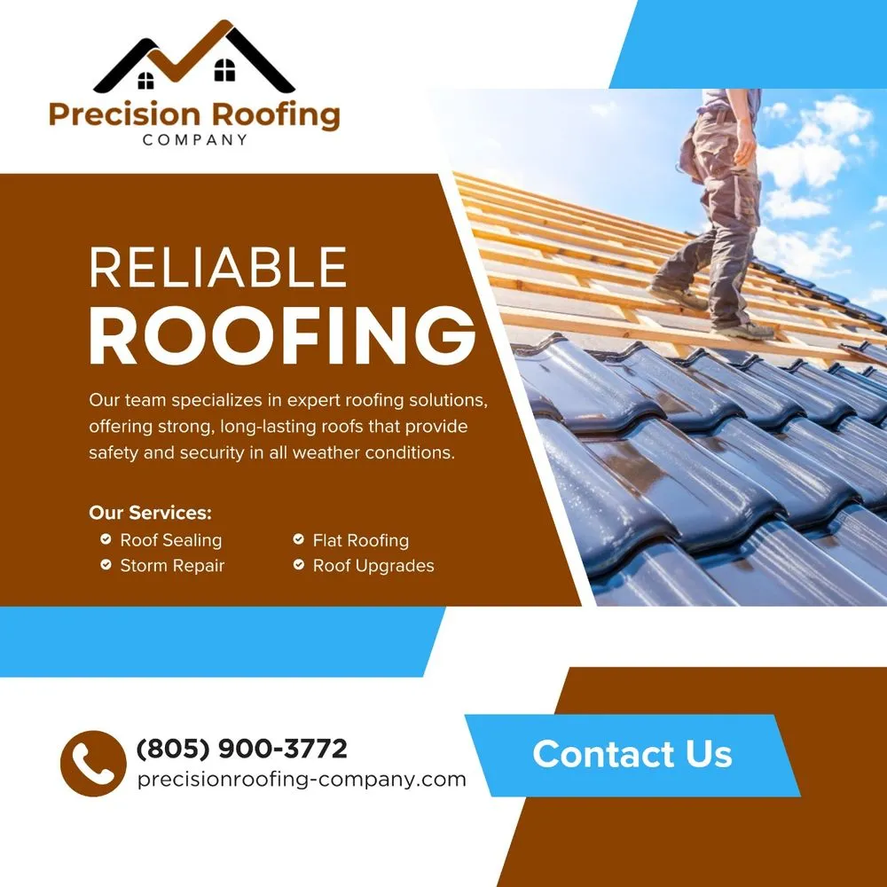 Slide of Precision Roofing Company