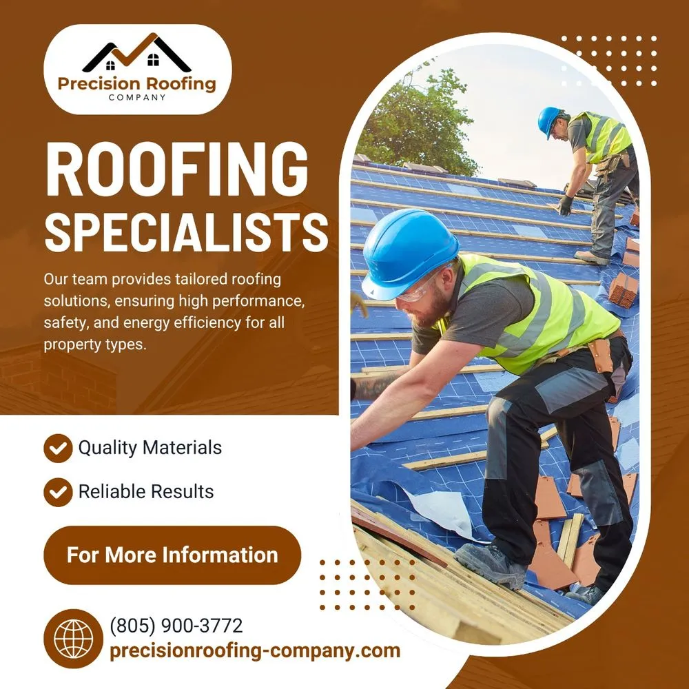 Slide of Precision Roofing Company