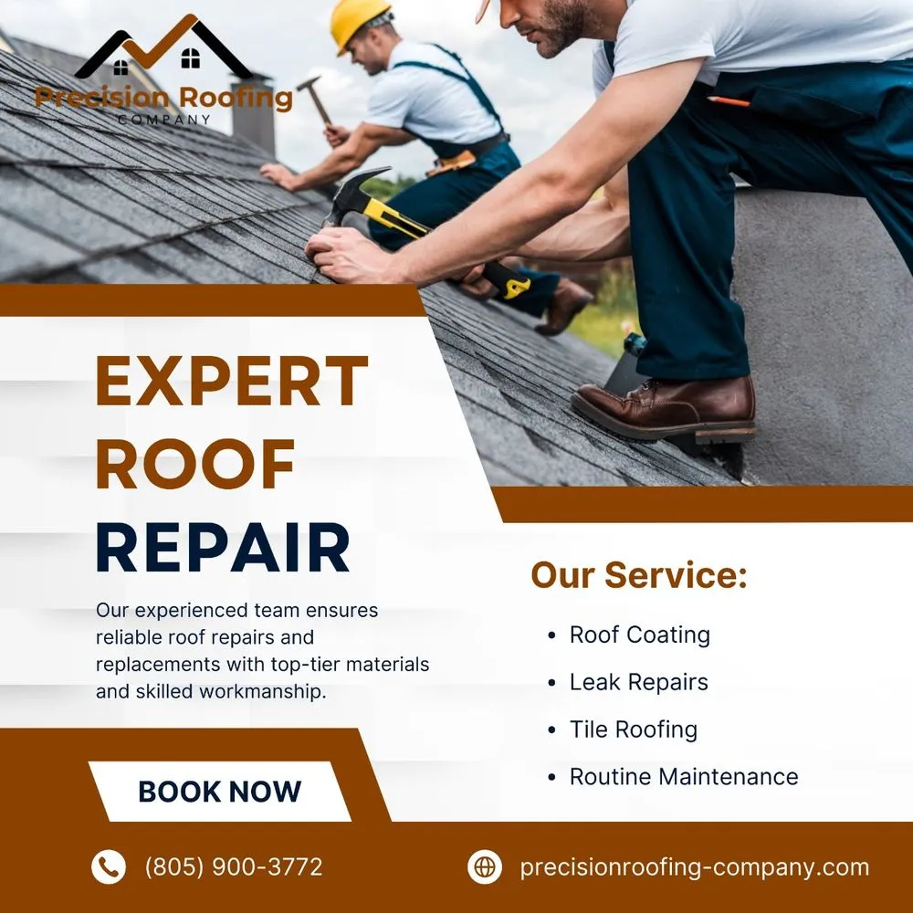 Slide of Precision Roofing Company