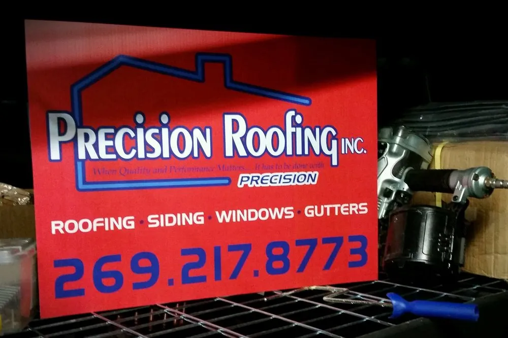Slide of Precision Roofing