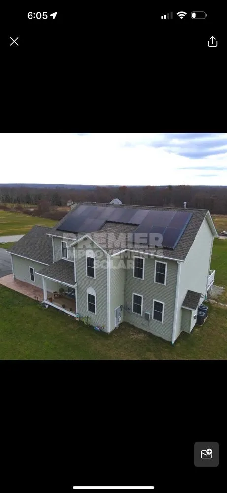 Slide of Premier Improvements Solar