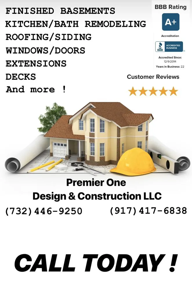 Professional roof installation experts serving Manalapan Township, NJ - Premier One Design & Construction
