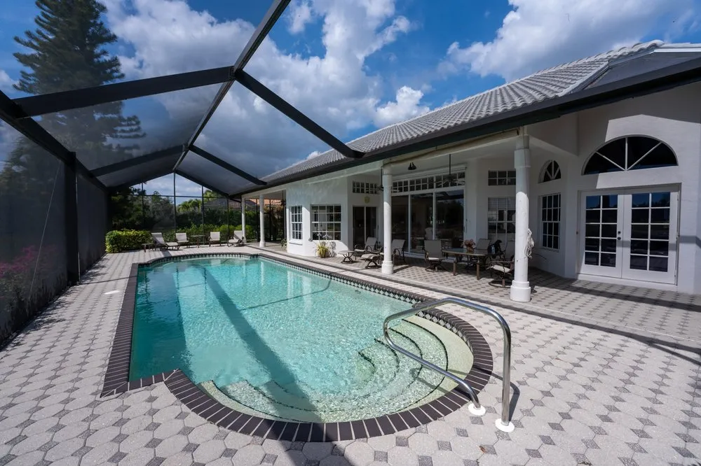 Slide of Premier Pool Enclosures