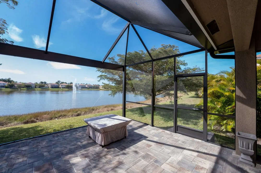 Slide of Premier Pool Enclosures