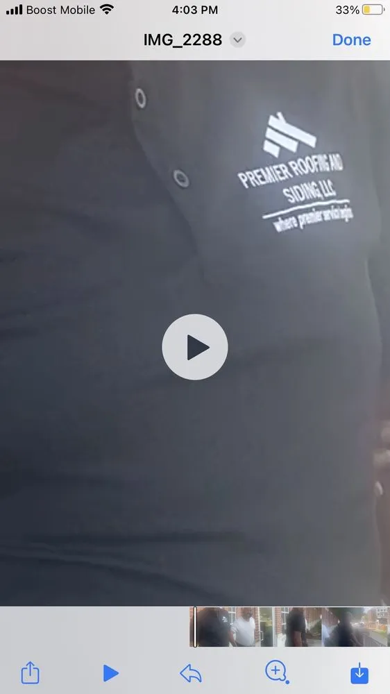 Slide of Premier Roofing & Siding