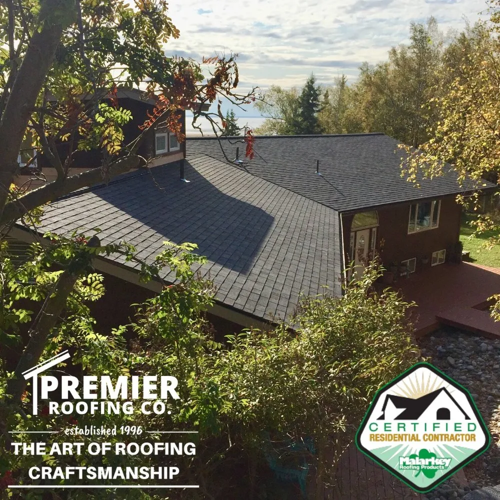 Slide of Premier Roofing