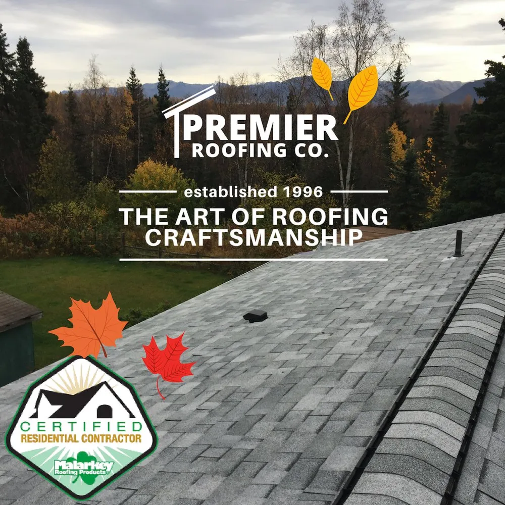 Slide of Premier Roofing