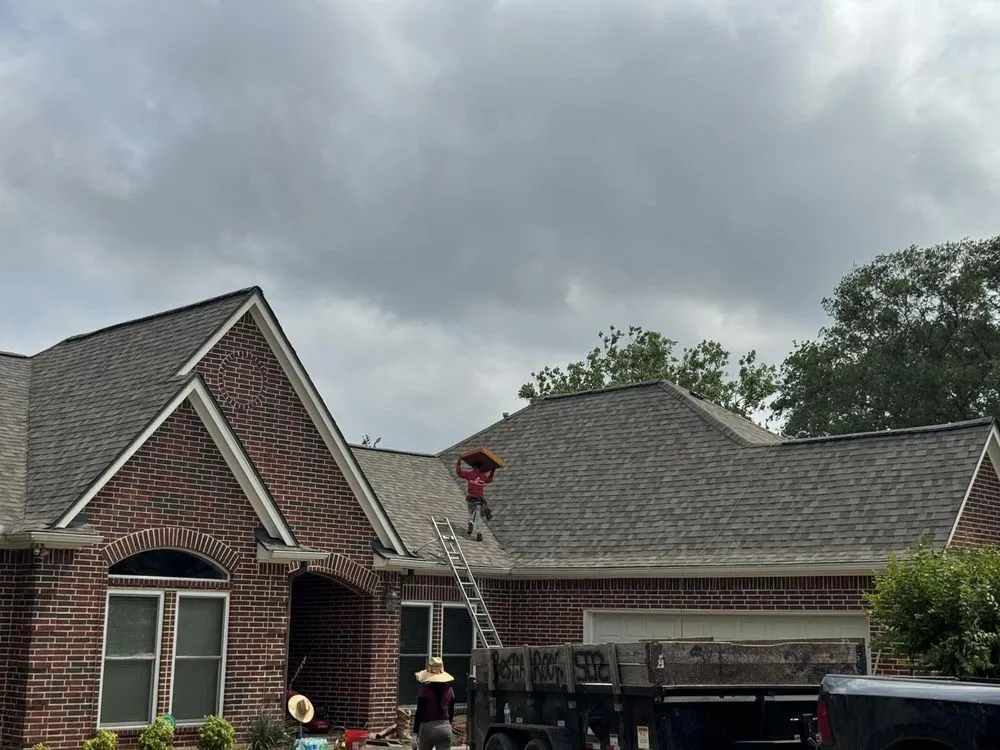 Emergency metal roofing installation in Huffman, TX by Premier Roofing and Renovations