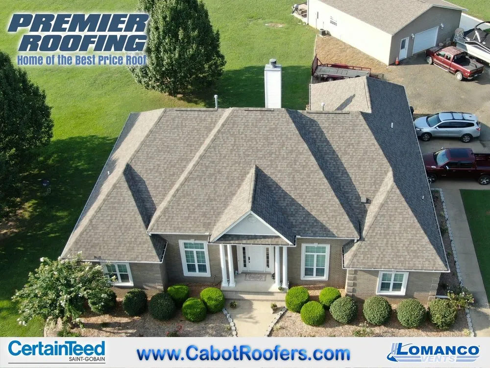 Slide of Premier Roofing