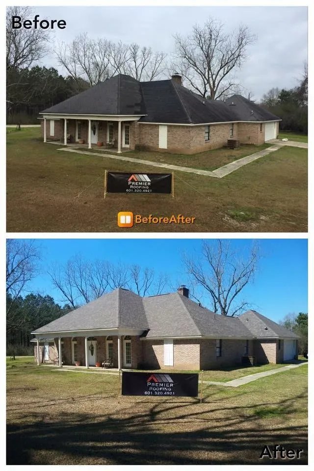 Slide of Premier Roofing