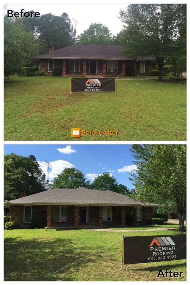 Slide of Premier Roofing