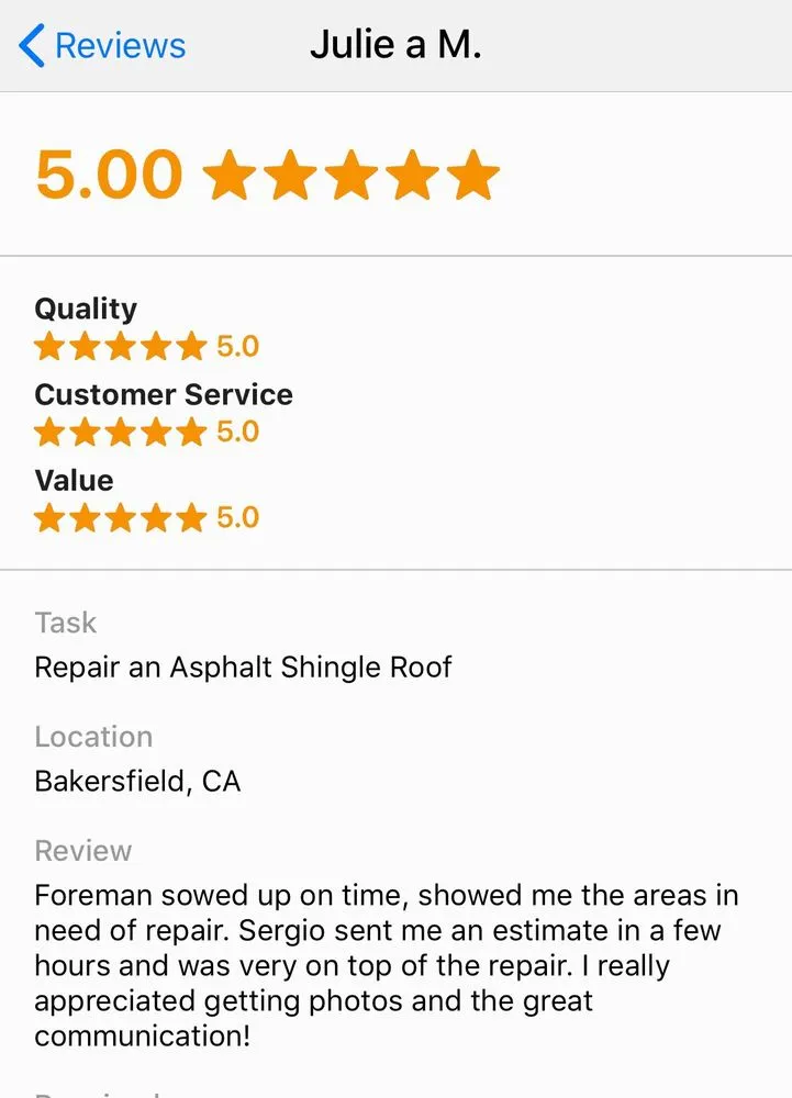 Slide of Premier Roofing of California