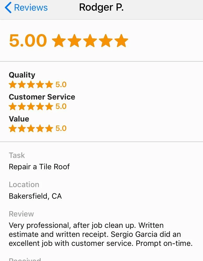 Slide of Premier Roofing of California