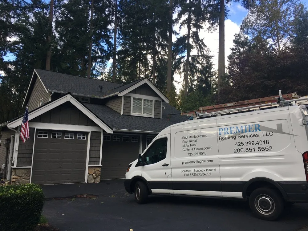 Slide of Premier Roofing