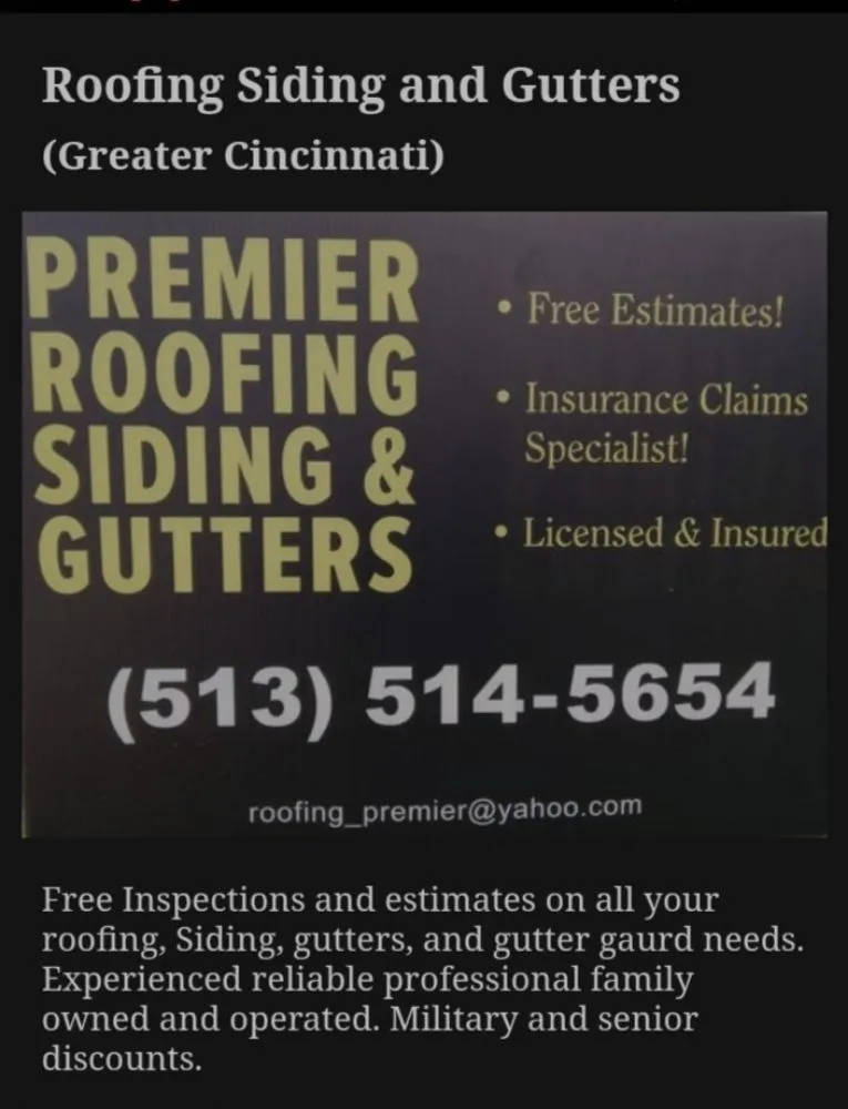 Slide of Premier Roofing Siding & Gutters
