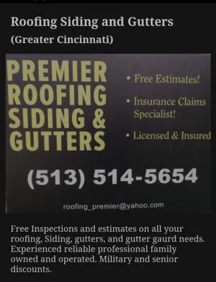 Premier Roofing Siding & Gutters