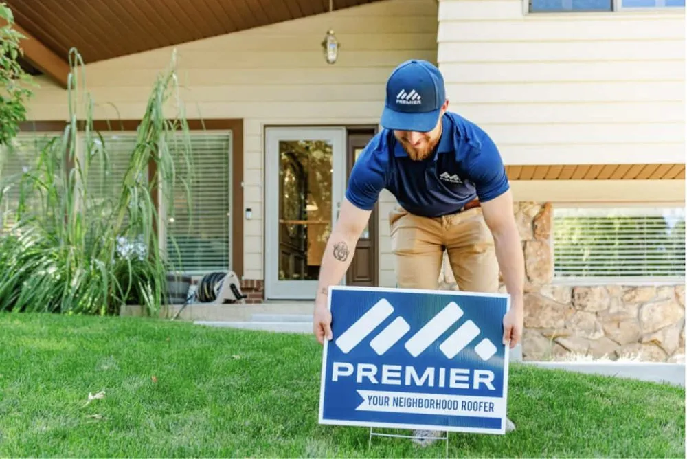 Slide of Premier Roofing