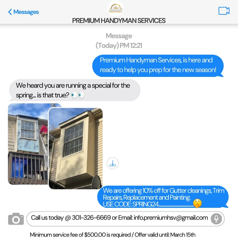 Slide of Premium Handyman Service