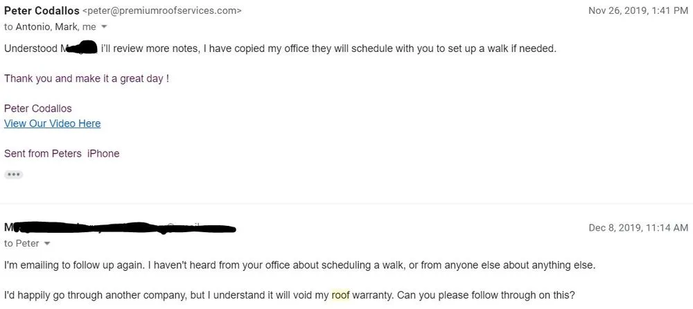 Slide of Premium Roof Services