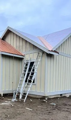 Premium Roofing & Construction Logo