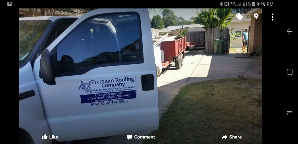 Slide of Premium Roofing Company