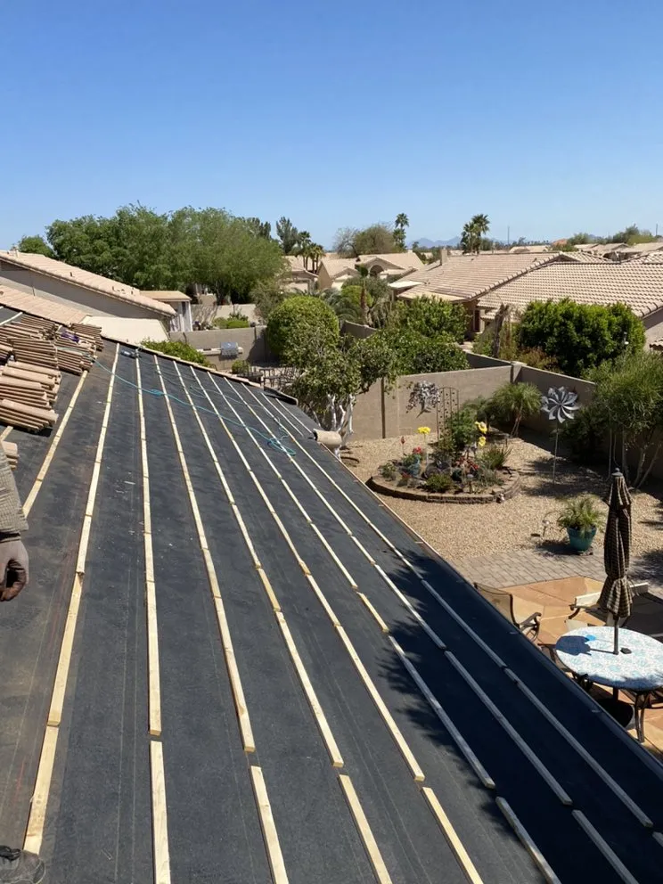 Slide of Presicion Roofing