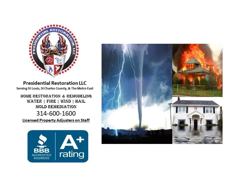 Emergency shingle roofing service in Earth City, MO by Presidential Restoration