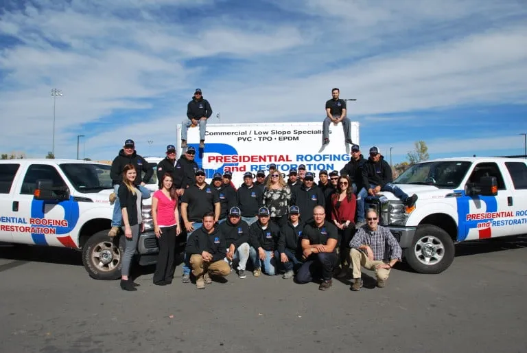 Slide of Presidential Roofing, Coatings, and Gutters