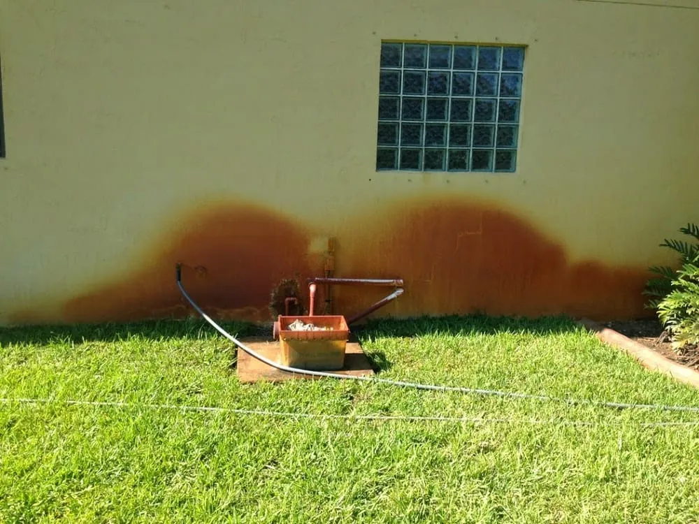 Slide of Pressure Cleaning Rust B Gone