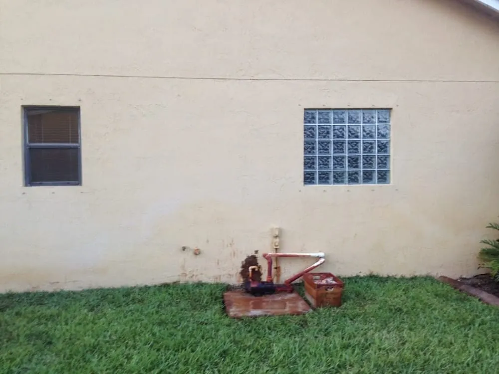 Slide of Pressure Cleaning Rust B Gone