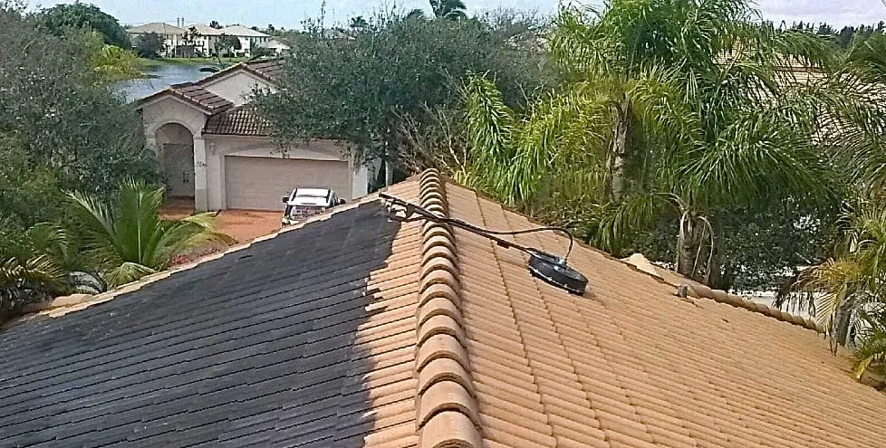 Slide of Pressure Cleaning Rust B Gone