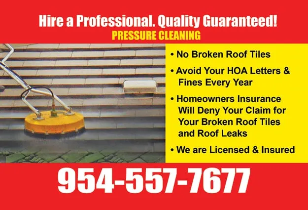 Slide of Pressure Cleaning Rust B Gone