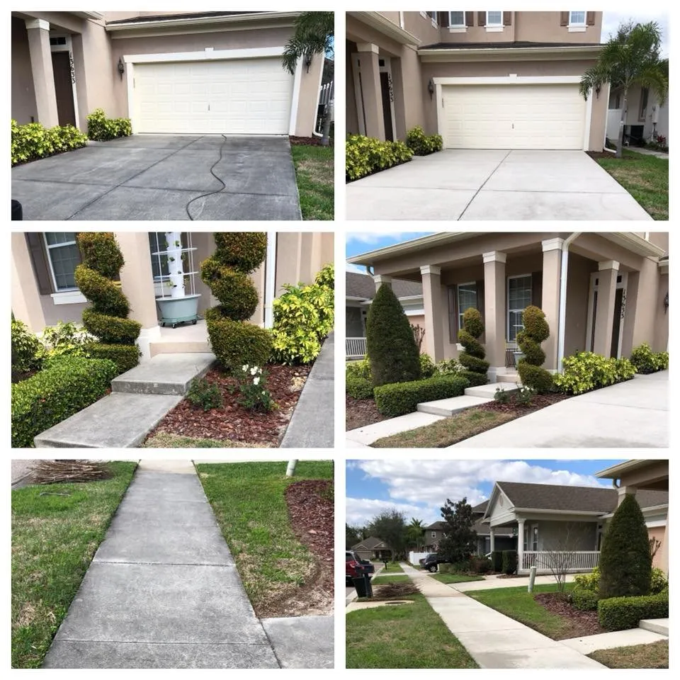 Slide of Pressure Washing By Eddie