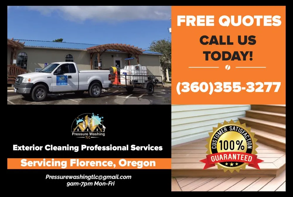 Slide of Pressure Washing