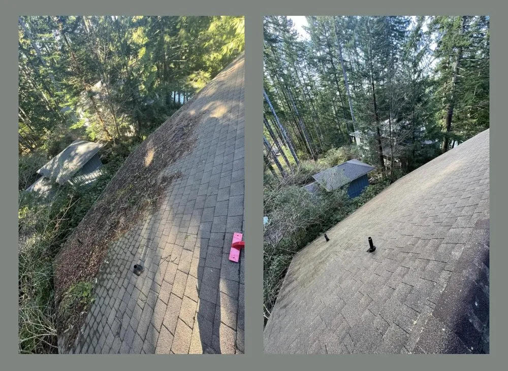 Slide of Pressure Washing